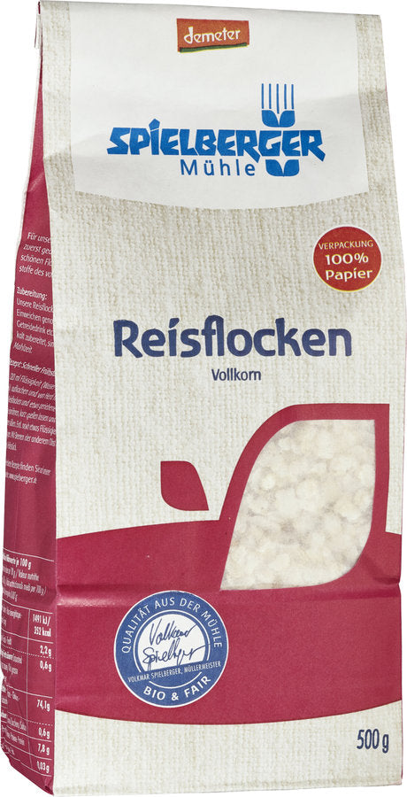 Spielberger Mühle Reisflocken Vollkorn 500g Bio
