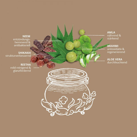 khadi Ayurvedisches Elixier Shampoo SHINING SHIKAKAI Bio 200ml