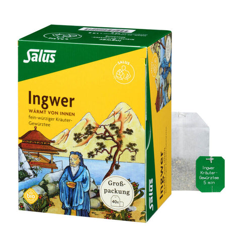 Salus Ingwer Kräuter-Gewürztee-Mischung Bio 40 Filterbeutel