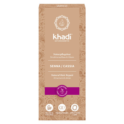 khadi Pflanzenhaarfarbe Senna/Cassia Bio 100g