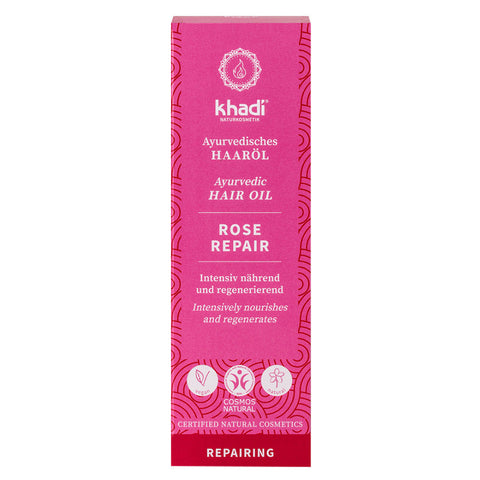 khadi Ayurvedisches Haaröl ROSE REPAIR Bio 50ml