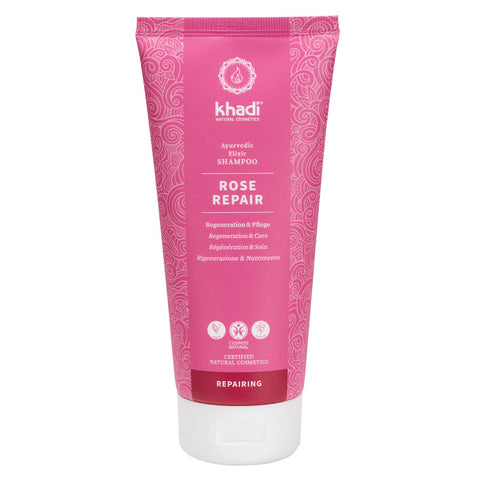 khadi Ayurvedisches Elixier Shampoo ROSE REPAIR Bio 200ml