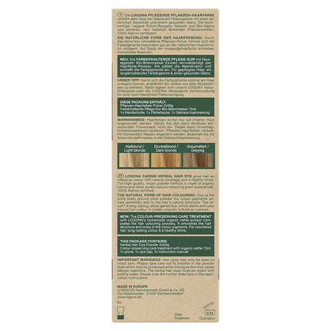 Logona Pflanzenhaarfarbe Pulver Kupferblond Bio 100g