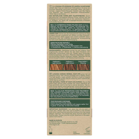Logona Pflanzenhaarfarbe Pulver Flammenrot Bio 100g