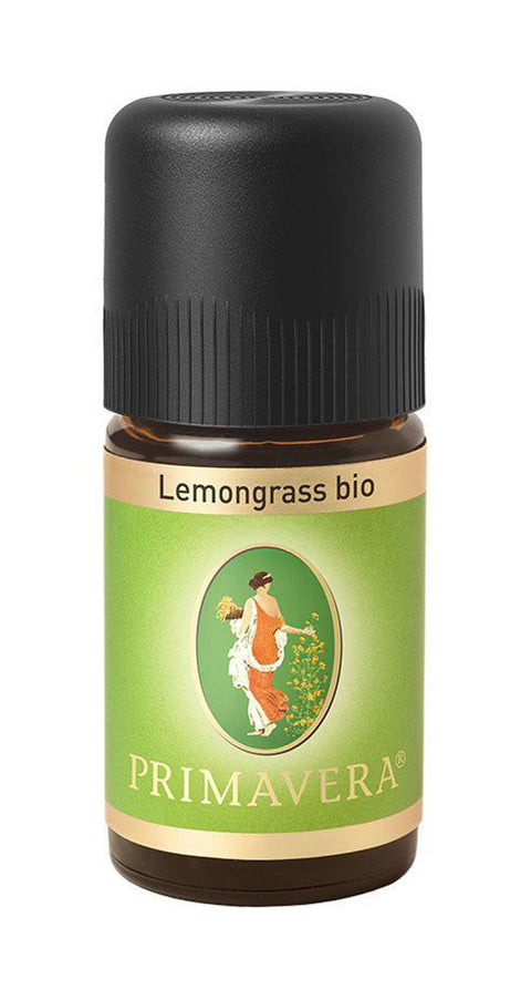 Primavera Lemongrass Bio Ätherisches Öl (Cymbopogon flexuosus) (5 ml)