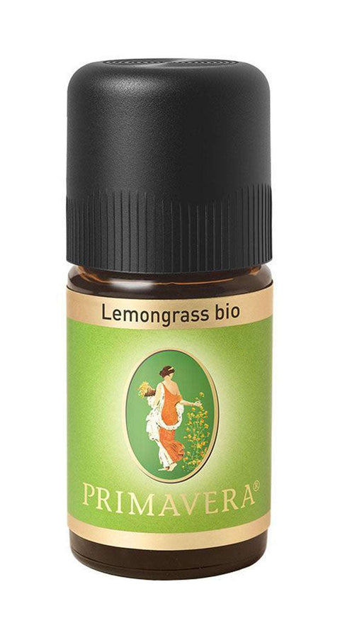 Primavera Lemongrass Bio Ätherisches Öl (Cymbopogon flexuosus) (5 ml)