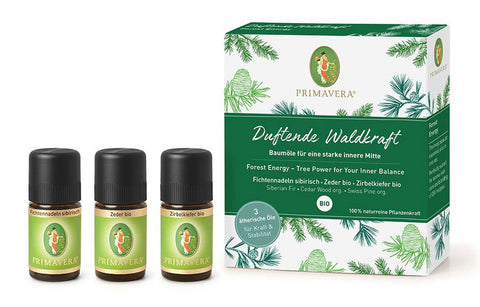 Primavera Geschenk-Set Duftende Waldkraft 3x5ml