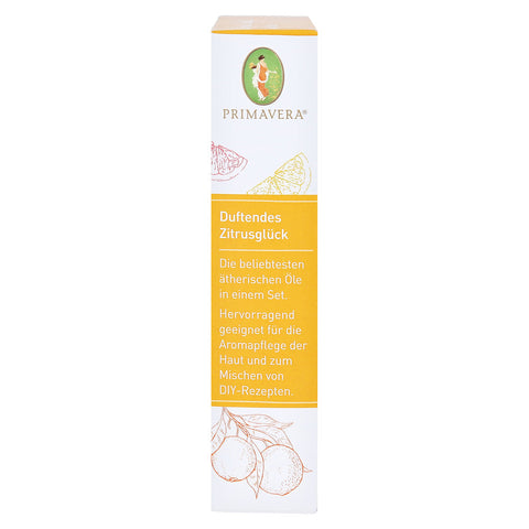 Primavera Geschenk-Set Duftendes Zitrusglück Bio 3x5ml