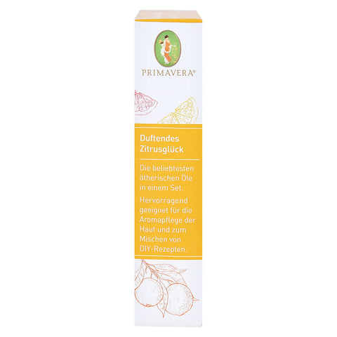 Primavera Geschenk-Set Duftendes Zitrusglück Bio 3x5ml