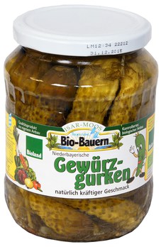 Isarmoos Bauern - Biohof Laurer Gewürzgurken, ATG: 360g Bio