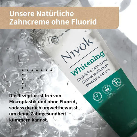 Niyok Natürliche Zahncreme Whitening Minze Bio 75ml