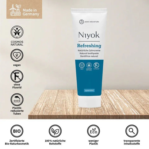 Niyok Natürliche Zahncreme Refreshing Bio 75ml