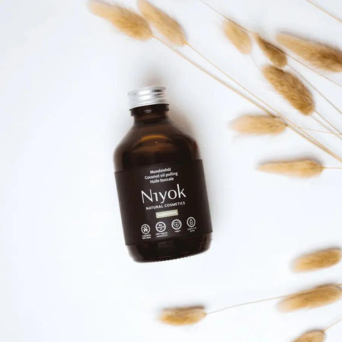 Niyok Mundziehöl aus Kokosöl - Pfefferminze Bio 200ml