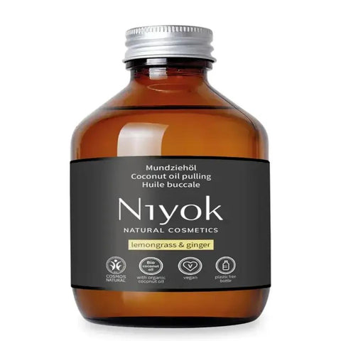 Niyok Mundziehöl aus Kokosöl - Zitronengras & Ingwer Bio 200ml