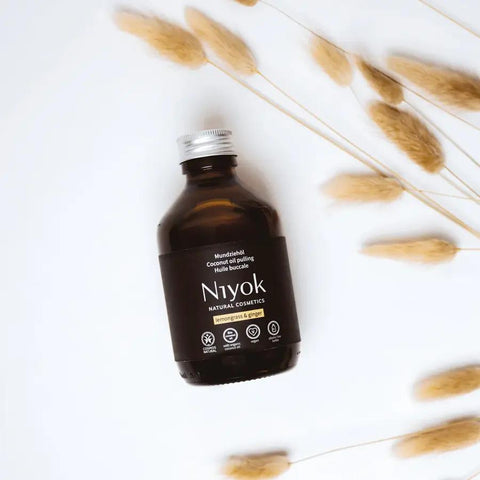 Niyok Mundziehöl aus Kokosöl - Zitronengras & Ingwer Bio 200ml