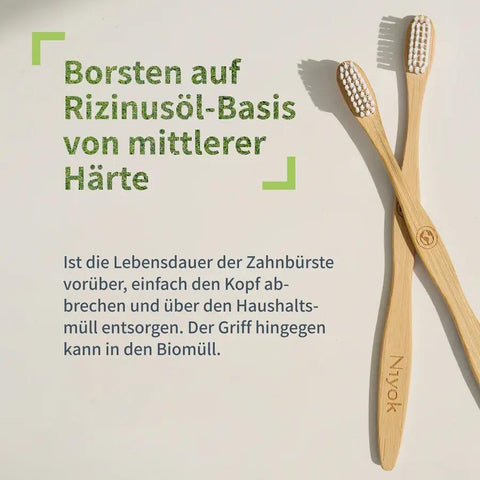 Niyok Choosebrush - Bambus Zahnbürste - TIERSCHUTZ