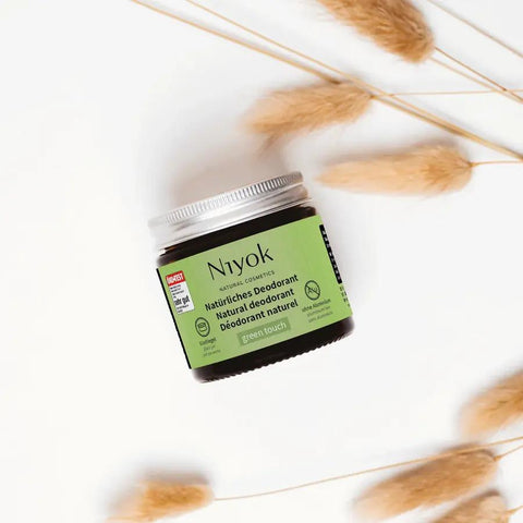Niyok 2 in 1 anti-transpirante Deocreme - Green touch Bio 40ml