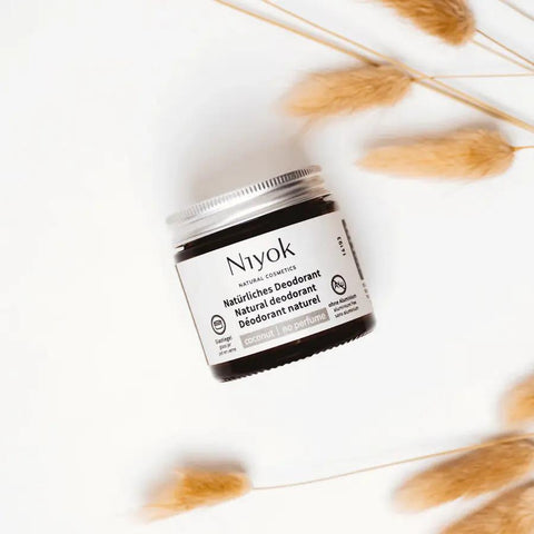 Niyok 2 in 1 anti-transpirante Deocreme - Kokos | ohne Parfum Bio 40ml