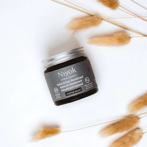 Niyok 2 in 1 anti-transpirante Deocreme - Oriental wood Bio 40ml