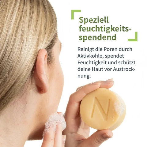 Niyok Feste Gesichtsreinigung - Patchouli feuchtigkeitsspendend Bio 80g