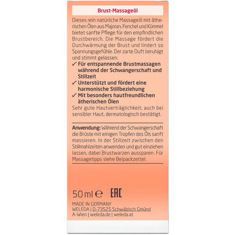 WELEDA Brust-Massageöl Bio 50ml