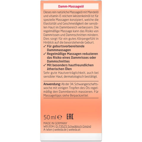 WELEDA Damm-Massageöl Bio 50ml