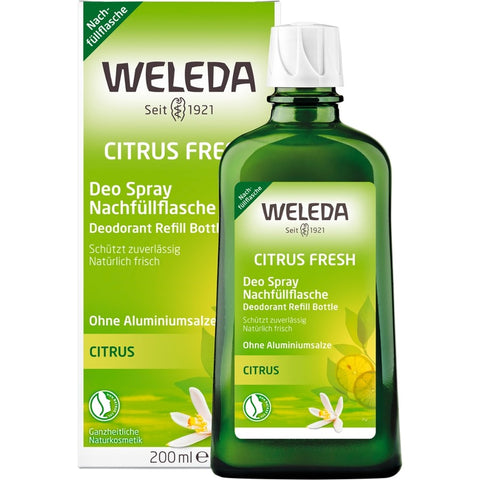 WELEDA Citrus Fresh Deo Spray Nachfüller Bio 200ml