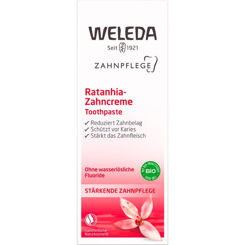 WELEDA Ratanhia-Zahncreme Bio 75ml