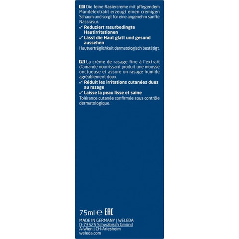 WELEDA For Men Rasiercreme Bio 75ml
