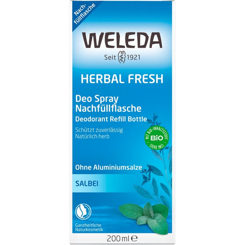 WELEDA Herbal Fresh Deo Spray Nachfüller Bio 200ml