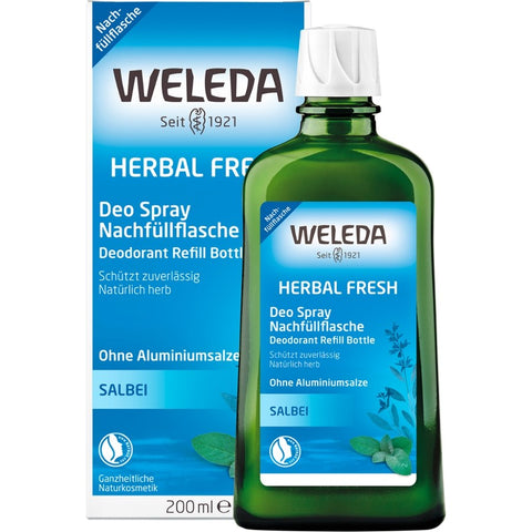 WELEDA Herbal Fresh Deo Spray Nachfüller Bio 200ml