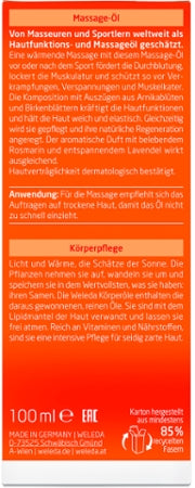 WELEDA Arnika Massage-Öl Bio 100ml