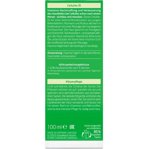 WELEDA Birke Cellulite-Öl Bio 100ml