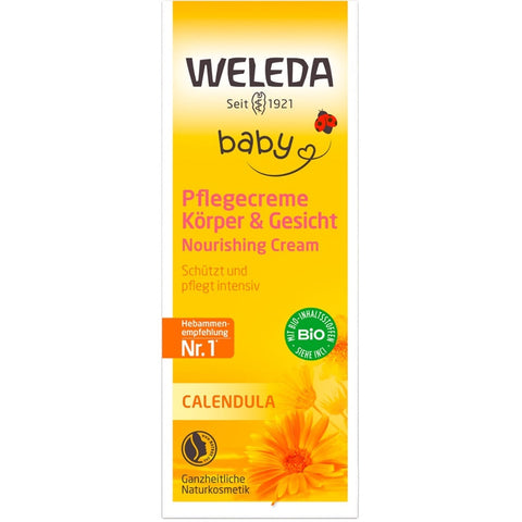 WELEDA Baby Calendula Pflegecreme Körper & Gesicht Bio 30ml