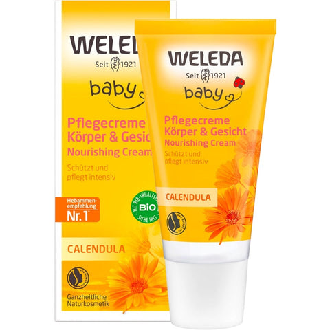WELEDA Baby Calendula Pflegecreme Körper & Gesicht Bio 30ml