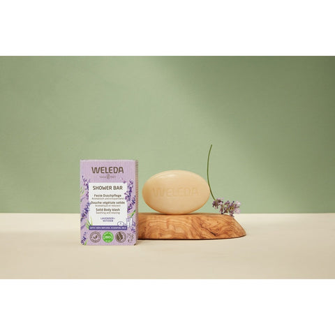 WELEDA Feste Duschpflege Lavender+Vetiver Bio 75g