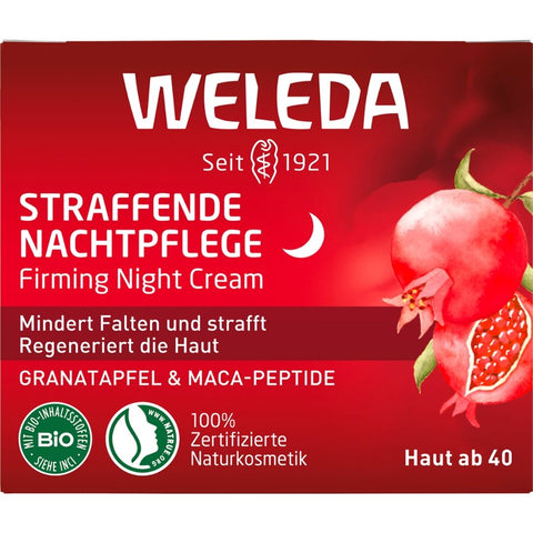 WELEDA Straffende Nachtpflege Granatapfel & Maca-Peptide Bio 40ml