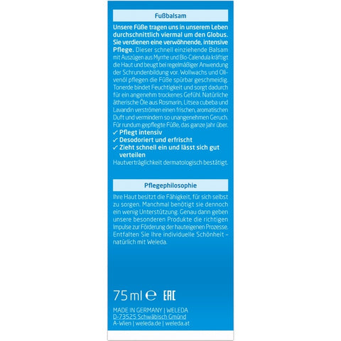 WELEDA Fußbalsam Bio 75ml