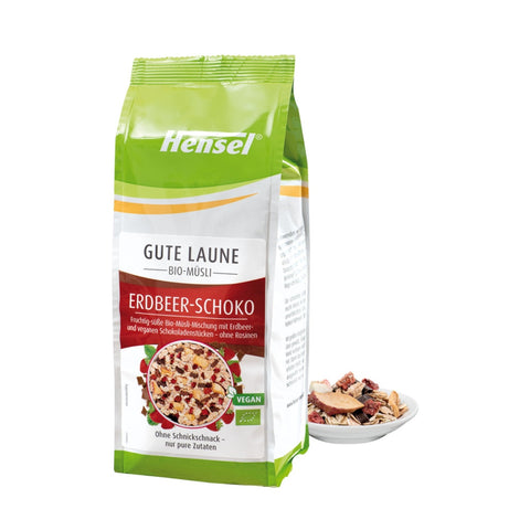 Hensel - Reform Gute Laune Müsli Erdbeer Schoko 454g Bio