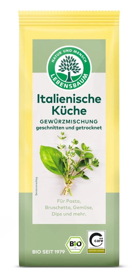 Lebensbaum Italienische Küche, geschnitten und getrocknet Bio 35g