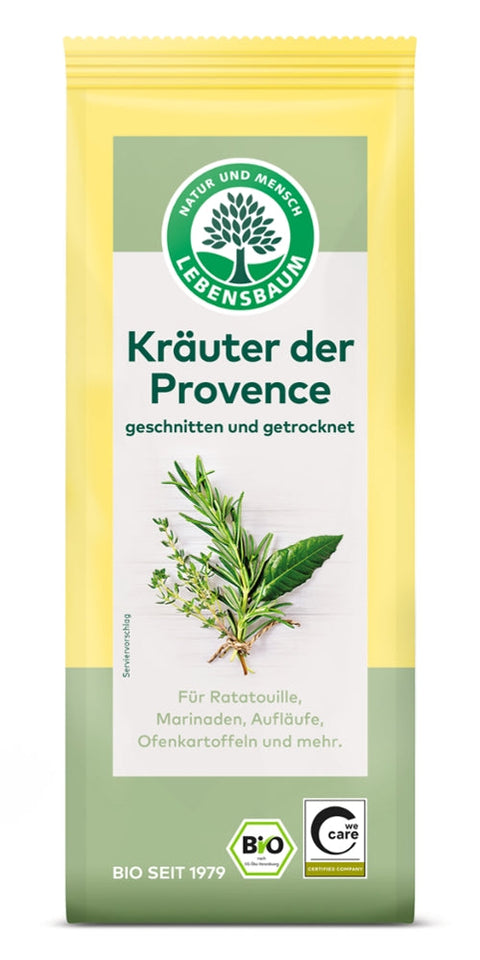Lebensbaum Kräuter der Provence, geschnitten und getrocknet Bio 30g