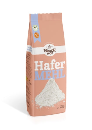 Bauck Mühle Hafermehl Vollkorn 350g Demeter - glutenfrei