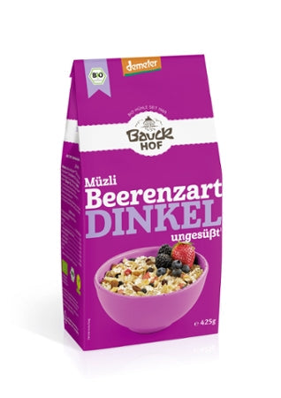Bauck Mühle Dinkel Müzli Beerenzart 425g Demeter