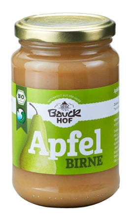 Bauck Mühle Apfel-Birnenmark (ungesüßt) 360g Bio