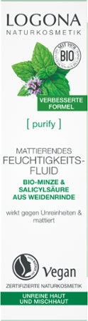 Logona Mattierendes Feuchtigkeitsfluid Bio, 30ml