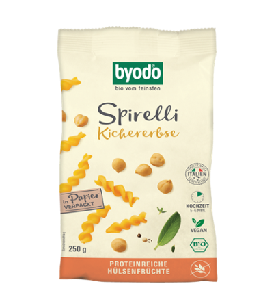 BYODO Spirelli Kichererbse 250g