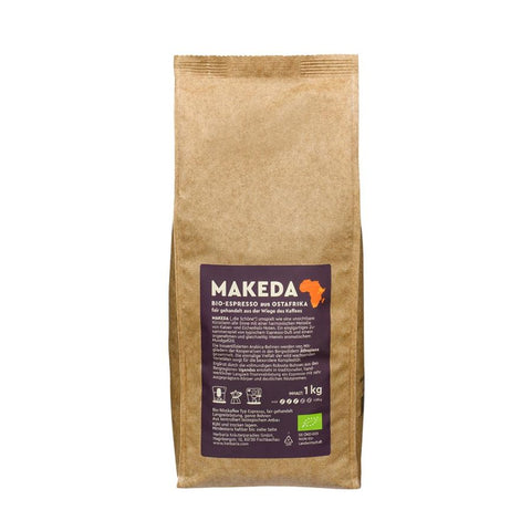 Herbaria Espresso MAKEDA ganze Bohne bio* -Naturland Fair zertifiziert 1kg