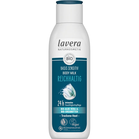 Lavera basis sensitiv Bodymilk Reichhaltig für trockene Haut Bio 250ml