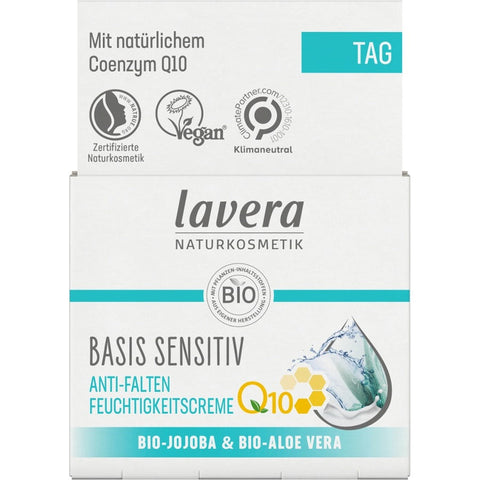 Lavera basis sensitiv Anti-Falten Feuchtigkeitscreme Q10 Bio 50ml