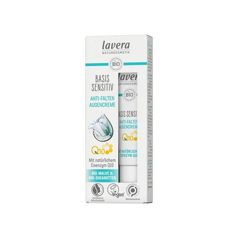 Lavera basis sensitiv Anti-Falten Augencreme Q10 Bio 15ml